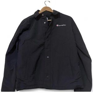 Champion Lightweight Windbreaker Fleece lined Black Jacket Sz XL Kids Size 18-20